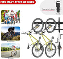 Ultrawall Swivel Bike Storage Rack, Adjustable Wall Mounted Bike Rack for Garage, Vertical Bike Hanger for Indoor Bicycle Storage, Space Saving Bike Holder by GreenHaven Gardens