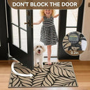 Front Door Mat Indoor Outdoor Entrance, 24''x35'' All-Season Waterproof Welcome Mat, Heavy Duty Non-Slip Rubber Backing, Patio Porch Doormat, Low Profile, Trap Dirt and Moisture, Brown by CozyNest Decor