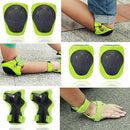 Knee Pads for Kids Knee Pads and Elbow Pads Toddler Protective Gear Set Kids Elbow Pads and Knee Pads for Girls Boys with Wrist Guards 3 in 1 for Skating Cycling Bike Rollerblading Scooter-Green M by TinyTreasures Baby Boutique