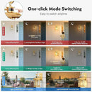 VIANIS Motion Sensor Porch Light, Gold Outdoor Light Fixture Dusk to Dawn, Outdoor Motion Sensor Light Wall Mount, Waterproof, Weather Resistant Carriage Lantern for House, Garage, Front Door by GreenHaven Gardens