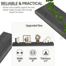 Floating Shelves for Wall, USA-Sourced Fir Wood 36 Inch Wall Shelves Set of 2, Natural Rustic Solid Wooden Floating Shelves Wall Mounted, Nursery Book Storage Shelf, Display Shelf for Bathroom by CozyNest Decor