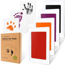 4-Pack Inkless Baby Hand and Footprint Kit - Mess Free Ink Pad for Newborn Keepsake, Dog Nose & Paw Print Kit, Clean Touch Ink Pad for Baby Hand & Footprints, Ideal New Mom Gifts (Halloween) by TinyTreasures Baby Boutique