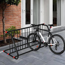 10 Holders Commercial Grid Bike Racks, 60" Length Outdoor Bike Rack, Powder Coated Steel Floor Bike Rack for Garages, Stores, Schools & Universities by GreenHaven Gardens