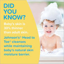 Johnson's Head-to-Toe Gentle Tear-Free Baby & Newborn Wash & Shampoo, Sulfate-, Paraben- Phthalate- & Dye-Free, Hypoallergenic Wash for Sensitive Skin & Hair, 27.1 fl. Oz by TinyTreasures Baby Boutique