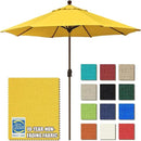 EliteShade USA 10-Year-Non-Fading 9Ft Market Umbrella Patio Umbrella Outdoor Table Umbrella with Ventilation, Sunflower Yellow by GreenHaven Gardens
