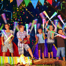 200PCS Glow Fiber Optic Sticks, LED Light Wands, Glow in The Dark Party Supplies, Fiber Optic Wands for Weddings, Birthdays&Events,Flashing LED Party Favors,Colorful Light Sticks for Kids&Adults by TinyTreasures Baby Boutique