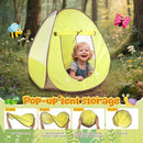 STEM Outdoor Exploration Kit for Kids Ages 3-12, 21PCS Bug Catcher Set with Pop-Up Tent Binoculars Magnifying Glass Camping Adventure Educational Toys Gift for Boys Girls Bug Catcher Kit for Toddlers by TinyTreasures Baby Boutique