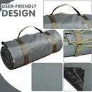 Waterproof Picnic Blanket 80 * 80 in Portable with Carry Strap for Beach Mat or Family Outdoor Camping Party, Park Blanket for Grass Park, Hiking, Travel by TinyTreasures Baby Boutique