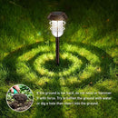 KOOPER Solar Pathway Lights Outdoor, Solar Lights Outdoor, 6 Pack Metal IP65 Waterproof Bright LED Solar Lights for Walkway Garden Yard Patio Decoration, White Light by GreenHaven Gardens