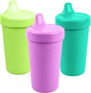Re-Play Sippy Cups for Toddlers - 10 Oz. Reusable Spill Proof Cups for Kids, Dishwasher/Microwave Safe - Made in USA - Set of 3-3.13" x 6.25" - Mermaid by TinyTreasures Baby Boutique
