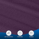Utopia Bedding Waterproof Mattress Protector Twin Size, Premium Terry Mattress Cover 200 GSM, Breathable, Fitted Style with Stretchable Pockets (Purple) by TinyTreasures Baby Boutique