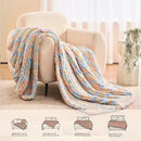 L'AGRATY Chunky Knit Blanket Throw: 60''x80'' Chenille Chunky Knitted Throw Blankets for Twin Bed Couch - Handmade Thick Cable Knit Blanket - Large Crochet Rope Blankets for Home Decor by CozyNest Decor