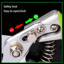 Garden Shears, Japanese Pruning Shears for Heavy Duty, Flowers Herbs Grapes Plant and Branch Cutters, Clippers, Trimmers, Scissors (Green) by GreenHaven Gardens