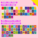 Color & Shape Flashcards, 50 Double-Sided Cards (30 Colors & 20 Shapes) Colorful Cards Educational Learning Tools for Preschool and Toddlers (3 Reclosable Rings Attached) by TinyTreasures Baby Boutique