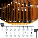 Brightown 2-Pack 120 LED 72 FT Solar String Lights Outdoor, Crystal Globe Lights with 8 Lighting Modes, Waterproof Solar Powered Patio Lights for Garden Yard Porch Wedding Party Decor (Pure White) by GreenHaven Gardens