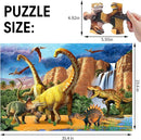 Jumbo Floor Puzzle for Kids,48 Piece Waterfall Dinosaur Large Jigsaw Puzzles, Fun Preschool Educational Toy for Toddlers Ages 3-5,Gift for Boy Girl Ages 4-8 by TinyTreasures Baby Boutique