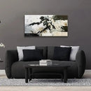 TAIJXAGSG Abstract Wall Art Minimalist Abstract Art Painting Cool Black Robot Modern Canvas Art Wall Decor Picture For Bedroom Office Home Wall Decor 20"X40"Ready To Hang by CozyNest Decor