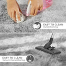 Ultra Soft Rug for Living Room, 4X6 Fluffy Shag Area Rug for Bedroom, Modern Shaggy Carpets Fuzzy Rug for Teens Dorm Nursery Home Decor Aesthetic, Upgrade Anti-Skid Durable, Tie-Dyed Light Grey by TinyTreasures Baby Boutique
