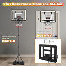 Kids Indoor Basketball Hoop with Scoreboard & Timer,Toddler Adjustable Height Basketball Goal Toy for Outdoor Backyard,Sports Game Play by TinyTreasures Baby Boutique