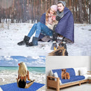 Waterproof Warm Fleece Outdoor Blanket Extra Large Lightweight Portable with Carry Bag for Stadium, Picnic, Camping, Beach, Dogs, Sofa by TinyTreasures Baby Boutique