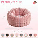 Hobestluk Bean Bag Chair Oversized Bean Bag Chair for Adults Donut-Shaped Large Bean Bag with Spacious Design for Living Room Bedroom or Reading Nook (Bubble Pink) by CozyNest Decor