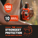 Ben's 100 Tick & Insect Repellent - Alcohol-Free DEET Insect Repellent Pump Spray - Offers 10 Hours of Protection for Adults & Children -3.4 Fl Oz (2 Pack) by TinyTreasures Baby Boutique