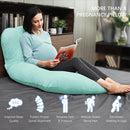 MOON PARK Pregnancy Pillows for Sleeping - U Shaped Full Body Maternity Pillow with Removable Cover - Support for Back, Legs, Belly, HIPS - 57 Inch Pregnancy Pillow for Women - Turquoise by TinyTreasures Baby Boutique