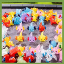 72 Pack Mini Animals Tiny Axolotl Figurines Glow in Night Bulk for Miniature Dollhouse Decor Accessories Garden Aquarium Potted Ornament Party DIY Charms Office Classroom Activity to Hide by GreenHaven Gardens
