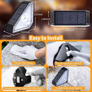 KINKAI Solar Stair Lights - 10 Pack Step Light Outdoor Deck Light Solar Lights Outdoor Waterproof Decor for Steps Front Door Porch Yard Patio (White Light) by GreenHaven Gardens