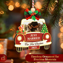 Our First Christmas Married Ornament 2025- Just Married Ornaments 2025, Wedding Ornament 2025, Unique Wedding Gifts for Couples 2025, 1st Newlywed Christmas Ornaments 2025 by TinyTreasures Baby Boutique