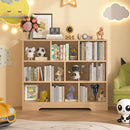 Book Shelf, 8 Cubes Storage Organizer, Freestanding Wooden Bookshelf Cube Shelf for Bedroom, Living Room, Home Office, 3-Tier Open Shelf Wooden Bookcase by CozyNest Decor