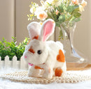 Easfan Bunny Pink Plush Toy Jumping Spotted Rabbit Talking Hopping Ears Nose Moving Educational Plush Toy Singing Shaking Glowing Interactive Toy Electric for Toddlers Kids by TinyTreasures Baby Boutique