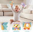 BLOOBLOOMAX Sock rattles for Babies 0-24 Months Baby Animal Foot Finder Educational Toys by TinyTreasures Baby Boutique