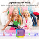 Contixo KS1A Kids Mini Karaoke Machine with LED Lights, 7–10H Playback, Dual Wireless Mics, Magic Voice Effects, Bluetooth Speaker for Children, Portable Singing Toy Gift for Boys & Girls, Purple by TinyTreasures Baby Boutique
