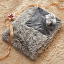 GONAAP Fuzzy Faux Fur Throw Blanket Frosty Grey Super Soft Cozy Plush Fuzzy Shaggy Blanket for Couch Sofa Bed (Frosty Grey, Throw(50"x60")) by CozyNest Decor