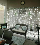 Lighting EVER Curtain Lights Cool White, 306 LED Plug in Hanging Fairy String Light for Bedroom Wall, Indoor Outdoor Backdrop Lighting for Wedding Party Patio (10x10ft, 18 Strings 6.9" Apart) by CozyNest Decor