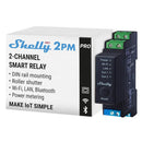 Shelly Pro 2PM | Wi-Fi & LAN 2-Channel Smart Relay with Power Metering | Home Automation | Compatible with Alexa & Google Home | iOS Android App | Remote Appliances Control & Monitoring by GreenHaven Gardens
