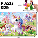Jumbo Floor Puzzle for Kids,48 Piece Unicorn Large Jigsaw Puzzles,Puzzle for Toddler Ages 3-5,Fun Educational Preschool Learning Toy Gift for Boys & Girls Ages 4-8 by TinyTreasures Baby Boutique
