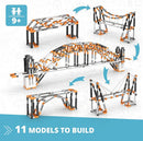 Engino- Stem Toys, Architecture Set: Eiffel Tower, Sydney Bridge- Building Toys, Engineering Kit for Kids 9+, STEM Project, Gifts for Boys & Girls (11 Model Options) by TinyTreasures Baby Boutique