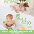 Baby Bath Seat for Babies 6 Months & up, Non-Slip Toddler Bath Seats for Babies Sitting Up, Safe Infant & Newborn Bathtub Chair with 4 Suction Cups & Soft Cushion for Shower,Gray by TinyTreasures Baby Boutique