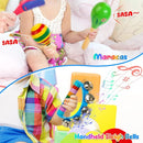 Kids Musical Instruments, 12pcs Wooden Musical Toys for Toddlers 2-4 with Xylophone Maracas Tambourine, Educational Baby Musical Toys Birthday Gift for 2 3 4 5 Years Old Girls Boys by TinyTreasures Baby Boutique