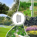 ECOWITT Wittflow Sprinkler Timer, WFC01 Smart Watering Timer, Need to Connect to GW2000 Wi-Fi Hub, Built-in Water Flow Meter and Temperature Sensor, NPT Thread, Intelligent Irrigation by GreenHaven Gardens