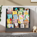 TOETOL 5-Tier Kids Bookshelf - Toddler Book Display Shelves for Classrooms, Playrooms, and Nursery - Wooden Children Book Rack (Gray Wash) by TinyTreasures Baby Boutique