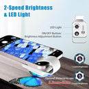 Phone Microscope with CPL Lens/LED Light,200X Pocket Microscope with Universal Phone Clip Compatible with iPhone/Andriod Phone-The Best Portable Microscope to Enjoy Microworld for Kids and Adults by TinyTreasures Baby Boutique