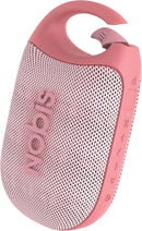 NOBIS Clip N1 Portable Bluetooth Speaker with App, Beat Mode, Up to 24H Playtime, IP68 Waterproof, BT 5.3, HD Sound, Stereo Pairing, Custom EQ, Perfect for Outdoor, Home and Adventure (Pink) by TinyTreasures Baby Boutique