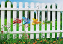 GIFTME 5 Metal Garden Sculptures Statues Yard Art Decoration,Set of 4 Garden Decor Perfect Hanging The Tree, Porch,Backyard or Patio Wall Decor by GreenHaven Gardens