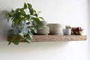 Urban Legacy Reclaimed Barn Beam Deep Shelves | Deep Shelves with Brackets Included, Set of 2 | (Natural Low Profile Bracket, 48" x 11" x 3") by CozyNest Decor