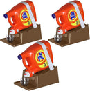 TidyFriend Laundry Detergent Holder Stand Organizer with Drip Tray, 3 Pack Laundry Soap Holder with Non-Slip Rubber Feet for Washing Space Organization, Angled Downward Slope for Easy Pouring (Brown) by CozyNest Decor