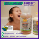 California Kids Super Sensitive Unscented Shampoo and Bodywash | 100% Plant-Based | Gentle Skincare | Fragrance Free | Hypoallergenic | 251 mL / 8.5 fl. oz. by TinyTreasures Baby Boutique