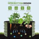 G GOOD GAIN Round Raised Garden Bed - 1Pcs 3x3x1.4ft Galvanized Steel Planter Boxes Outdoor with Rubber Edge Trim | Metal Raised Beds for Gardening Vegetables Flowers Fruits Herbs (Olive Green) by GreenHaven Gardens